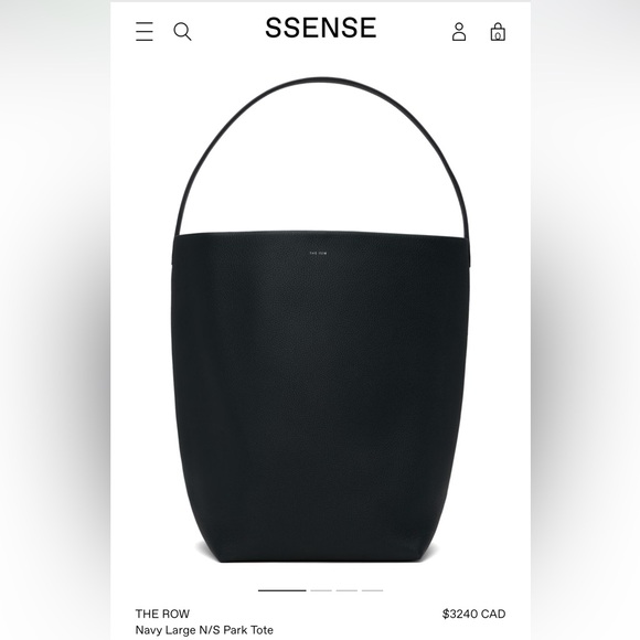 The Row Handbags - The Row 
Navy Large N/S Park Tote